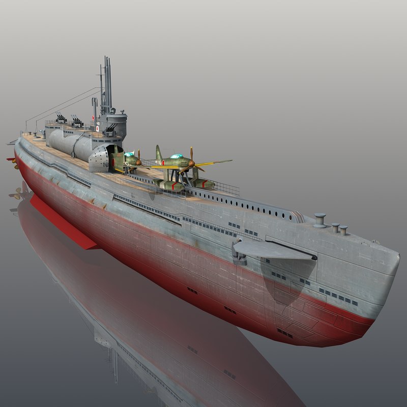 3D i-400 japanese navy submarine - TurboSquid 1340317