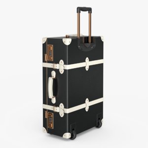 vintage style suitcase 3D model