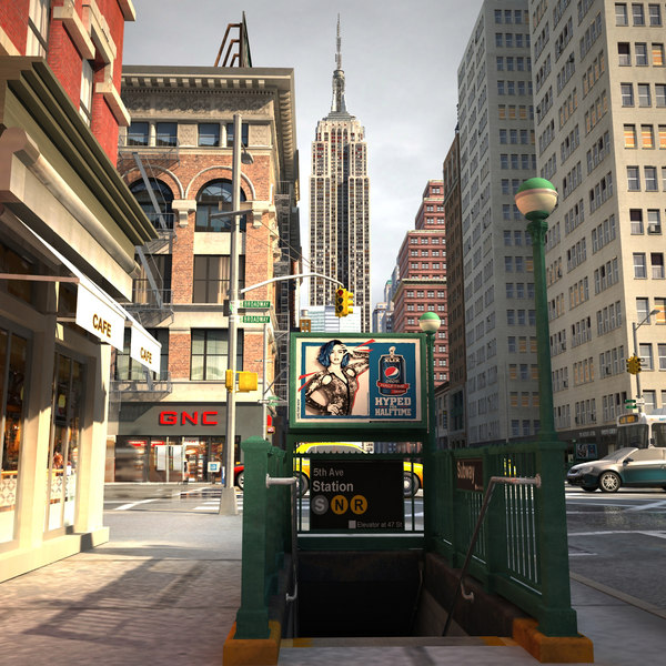 3d model nyc streets