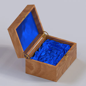 wooden box lodgment wood model