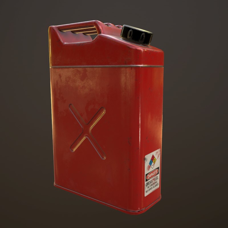 Gas canister 3D model TurboSquid 1340445