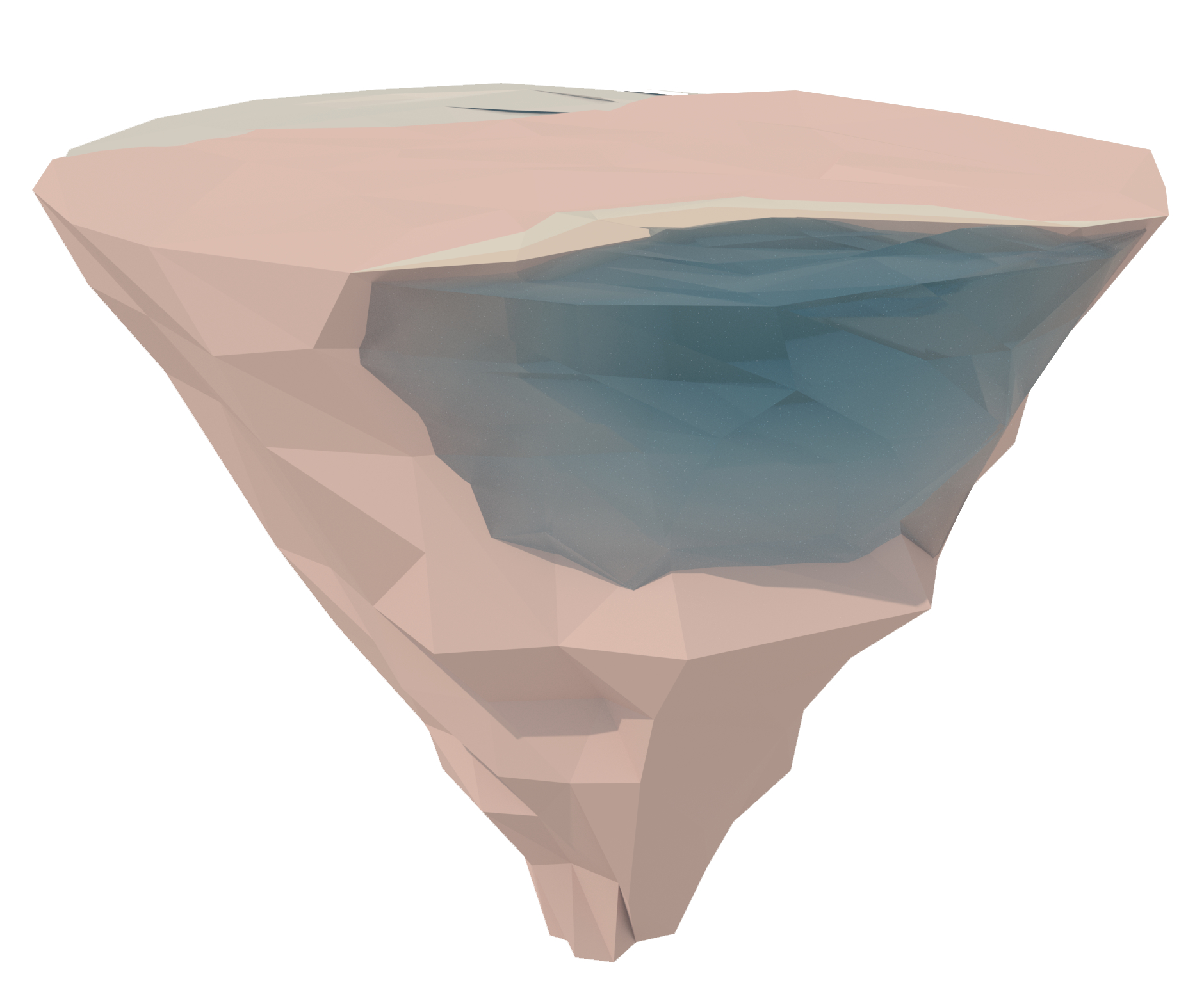 悬浮的岛屿3d模型