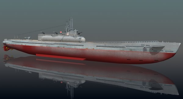 I-400 submarine 3D model - TurboSquid 1340541