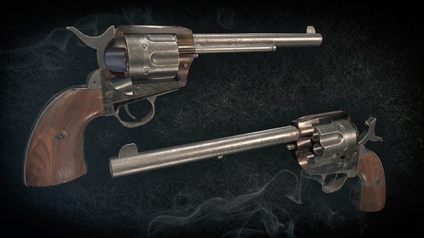 コルトシングルアクションアーミー3dモデル Turbosquid