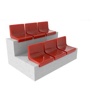 stadium seat 3D model