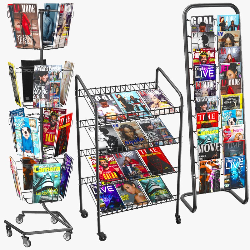 3D model magazine rack - TurboSquid 1340794