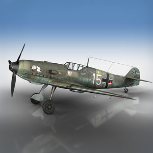 messerschmitt - bf-109 e 3D