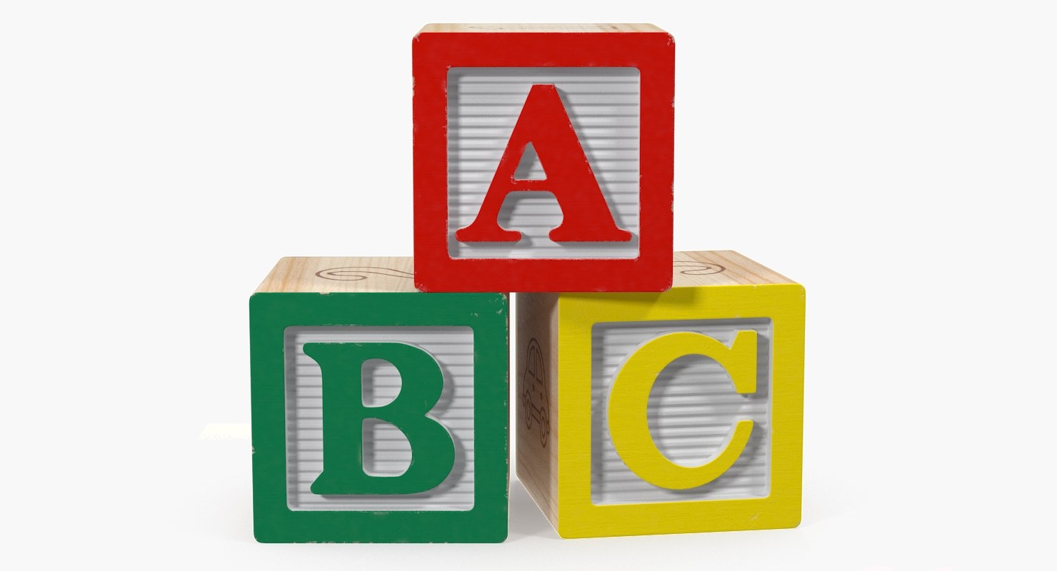 decorative abc blocks