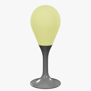 3D lamp light wireless bulb model