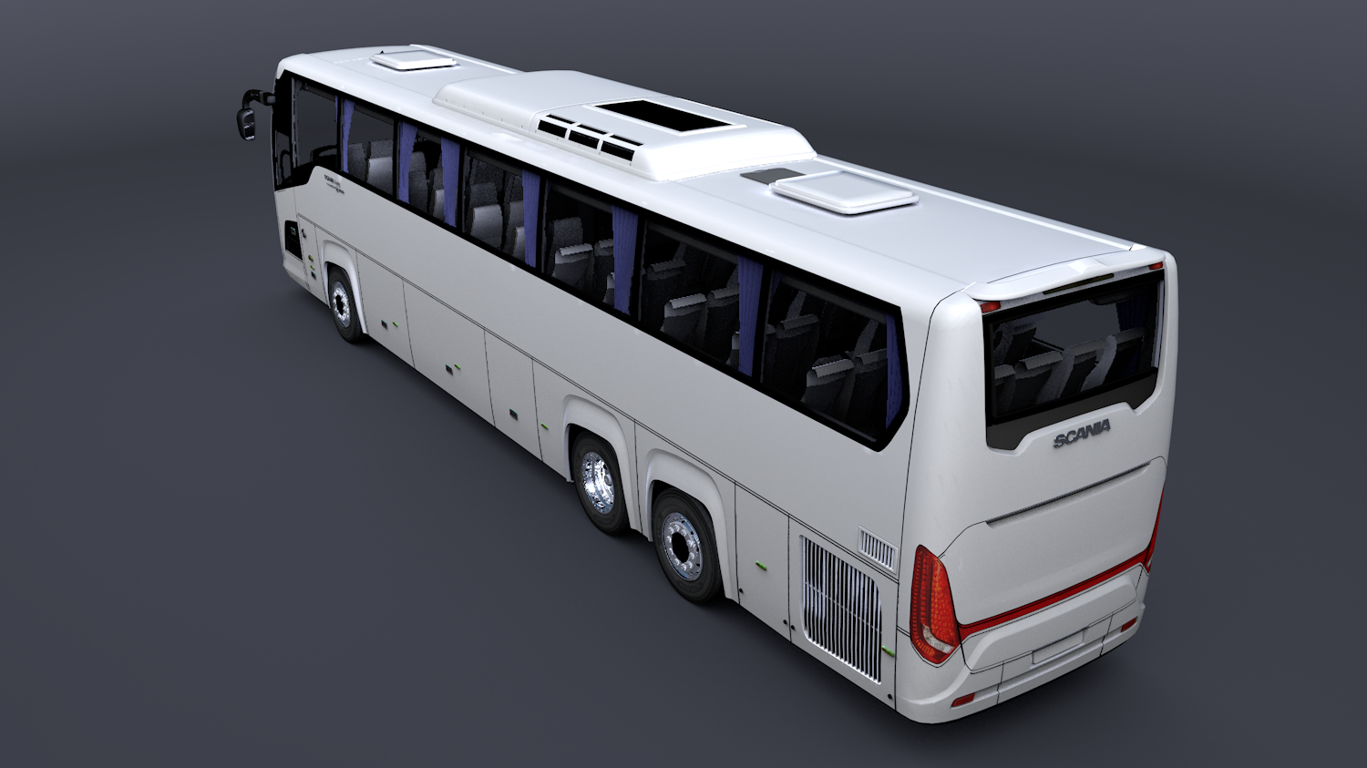 3D scania touring bus model - TurboSquid 1341259