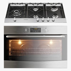 3D model kitchen appliances westinghouse wve914s