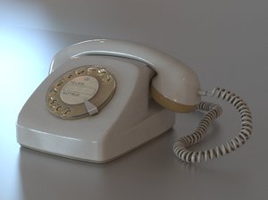 phone dial 3D model