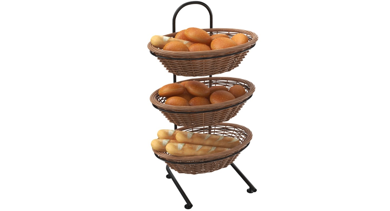 bread-display-basket-stand-3d-turbosquid-1341598