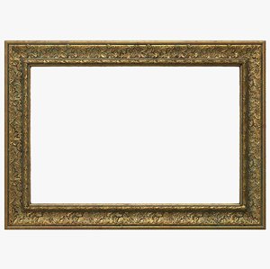 3D old picture frame