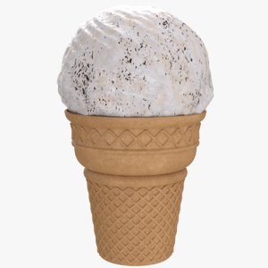 3D model ice cream