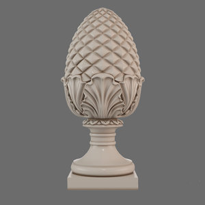 3D corbel pinecone model