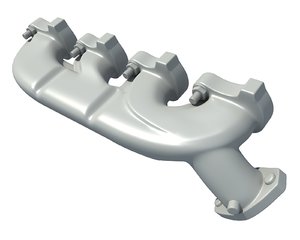exhaust manifold 3D model