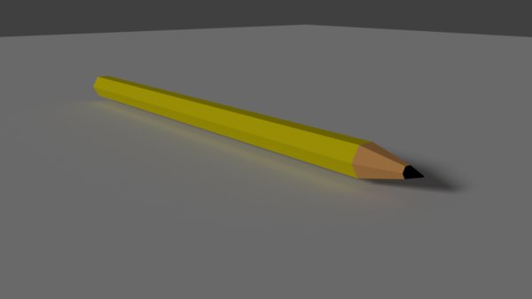 Pencil office 3D model - TurboSquid 1341895