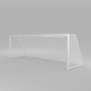 3D soccer goal model