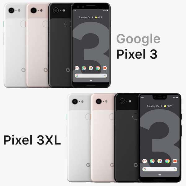 3d Google Pixel 3xl 3 Turbosquid