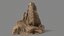 3D desert rock model