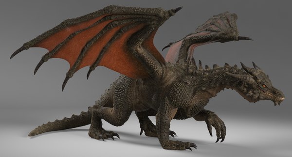 Dragon rig 3D model - TurboSquid 1342403