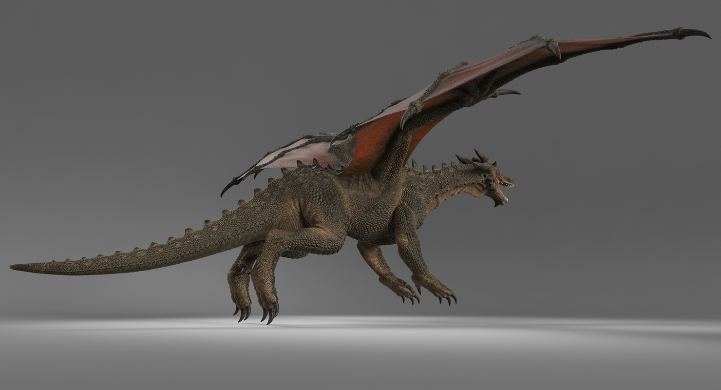 Dragon rig 3D model - TurboSquid 1342403