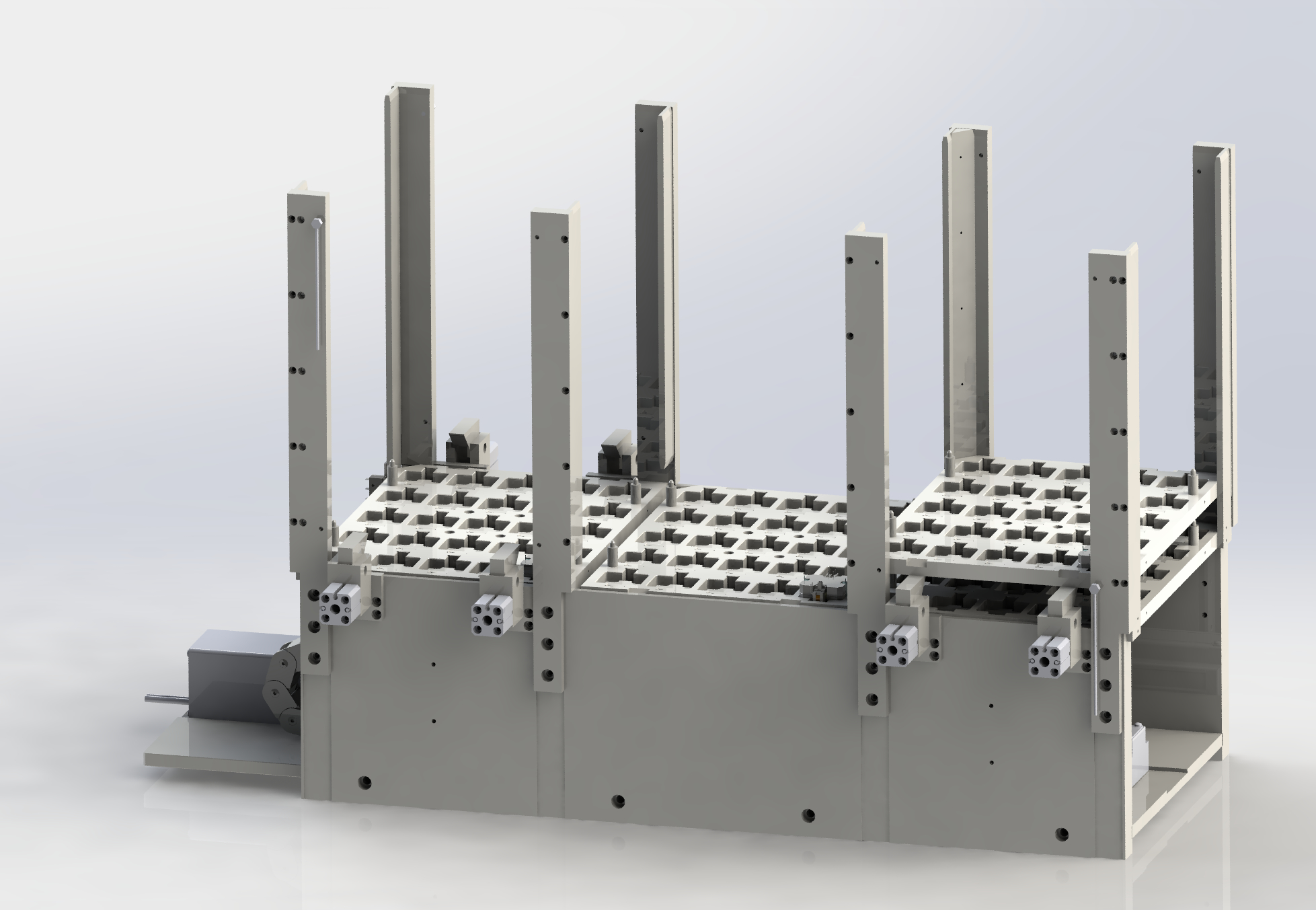 3D tray mechanism automatic stacking model TurboSquid 1342409