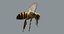 honeybee rigged fur 2 3D model