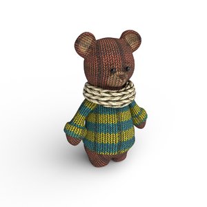teddy bear 3D model