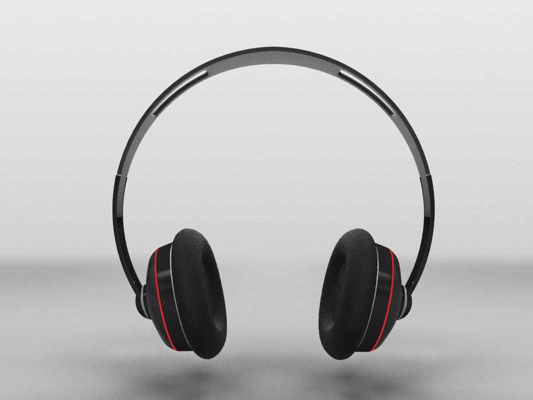 3d model of headphone