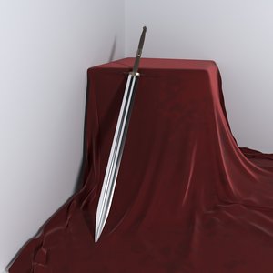 simple sword 3D model