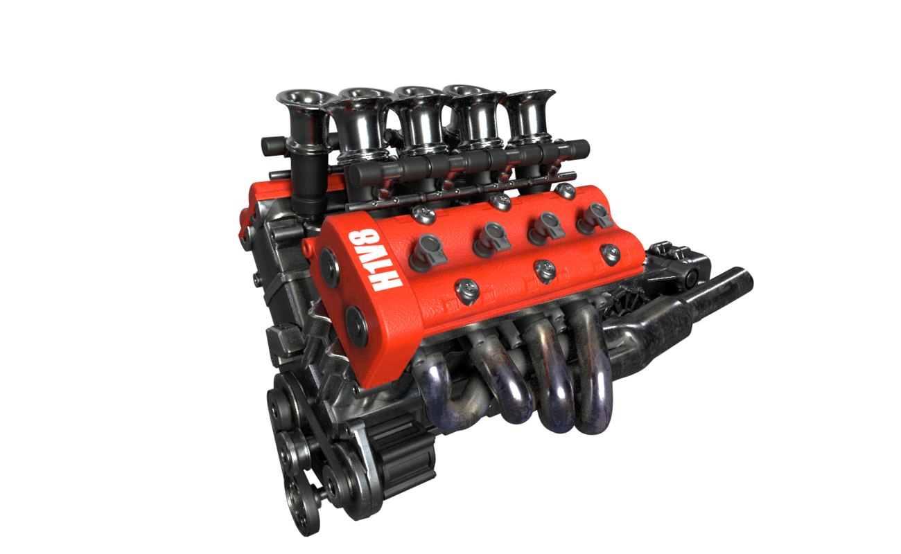 all metal v8 engine model