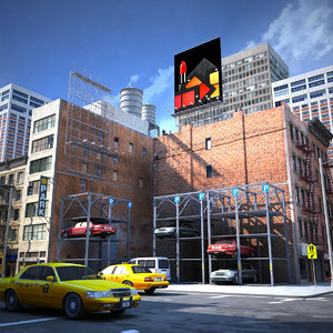 nyc downtown 3d ma