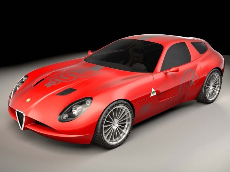 3d Model Zagato Alfa Romeo Tz3 Turbosquid