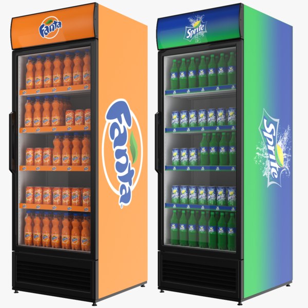 3D fridges fanta sprite