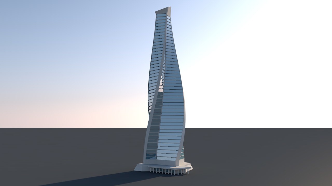 Skyscraper 3D Model - TurboSquid 1342899