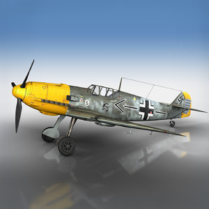 messerschmitt - bf-109 e 3D model