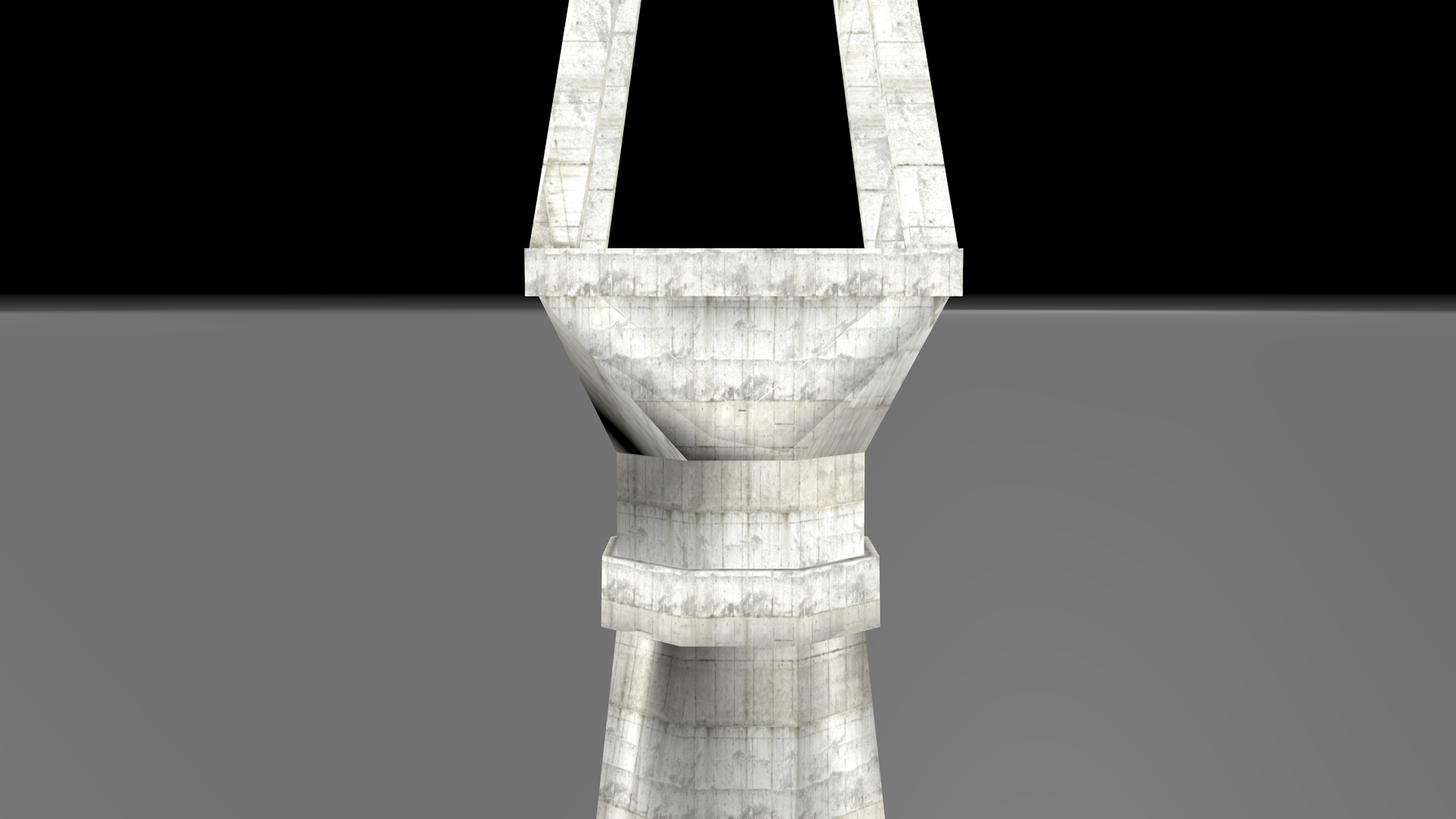 Concrete modern pylon 3D model TurboSquid 1343066