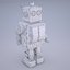 3D robot vintage strider