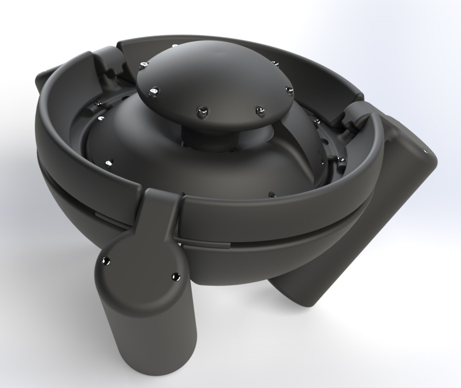 Float station underwater drone 3D model TurboSquid 1343112