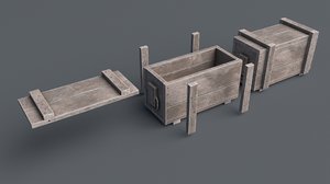 Wooden box 1 no label