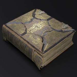 old bible book model
