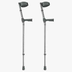 3D elbow crutches