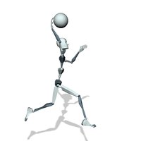 Basketball flying dunk T1