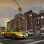 new york sunset scene city 3d max
