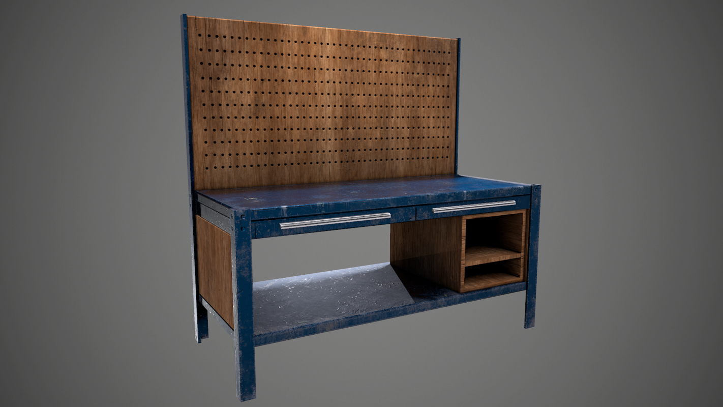 3d工作台模型