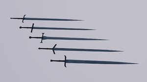3D long swords