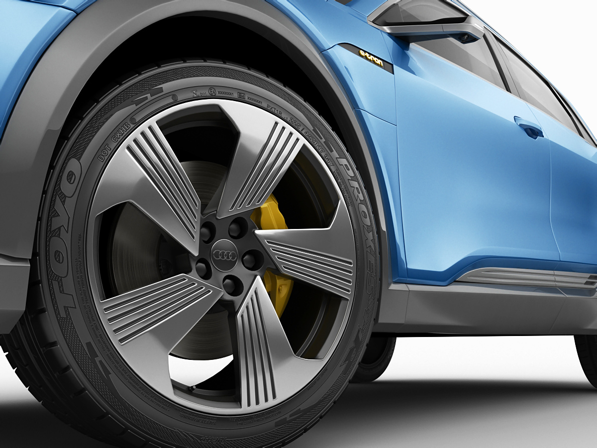 Audi e-tron e model - TurboSquid 1343627