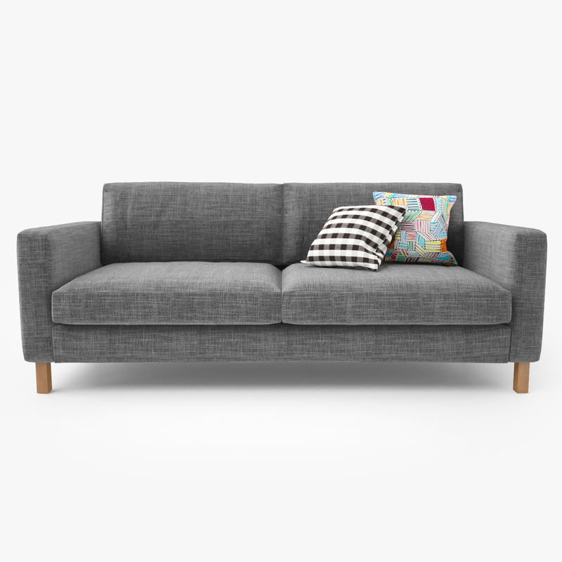 3d ikea karlstad sofa seat